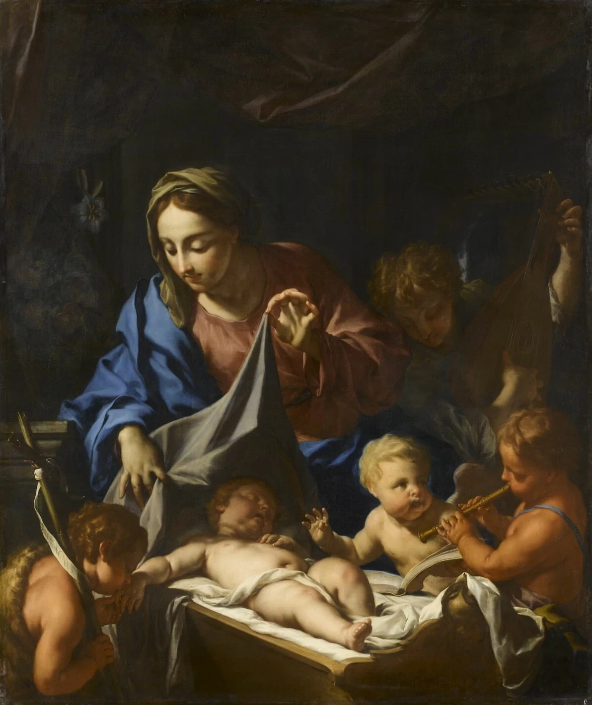 Il sonno di Gesù bambino - Louvre, Parigi